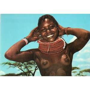  Africa Post Card Turkana Girl, #224, Kensta/K, Photo by 