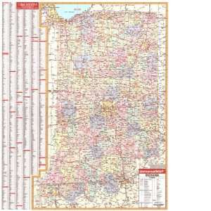  Universal Map 1822328 Indiana Wall Map Roller Office 