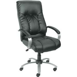 Quill Brand Leather High Back Managers Chair