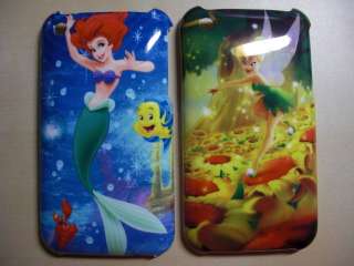 Tinker Bell & Little Mermaid Cover Case for iPhone 3G 3GS 2 pcs Code 2 