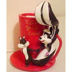   LOVE YOU A LATTE Looney Tuney Christmas Ornament