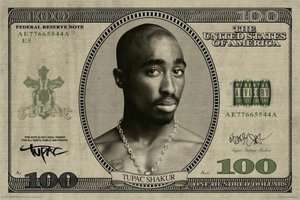   Tupac Money   Poster by NMR