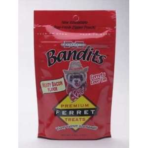   Pet Ferret Bandits Meaty Bacon Treats 3 4 oz Bag