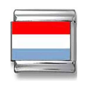 Luxembourg Flag Italian charm