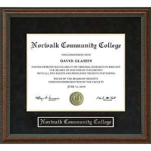  Norwalk Community College Diploma Frame