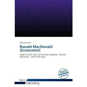  Ronald MacDonald (Economist) (9786139344628) Jules Reene Books