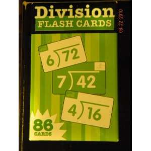  Flash Kids Division Flashcards, pack of 86 cards (for ages 
