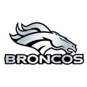  Denver Broncos NFL Silver Auto Emblem