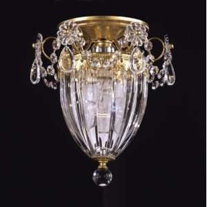  Bagatelle Flush Mount in Etruscan Gold with Clear Handcut 