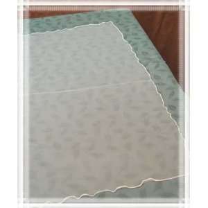  28 Square White Sheer Organza for Tables   Set of 6 