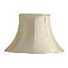   Bell Lamp Shade, Butter Yellow, Faux Silk Fabric, Laura Ashley  
