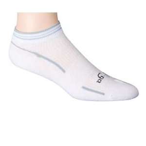  Balega Lady Ventilator Womens Sock   White/Blue Sports 