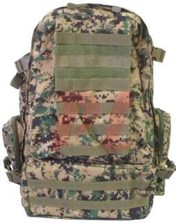 MOLLE 3 Day USMC Assault Pack Back pack Nylon OD DIGITAL   FREE 