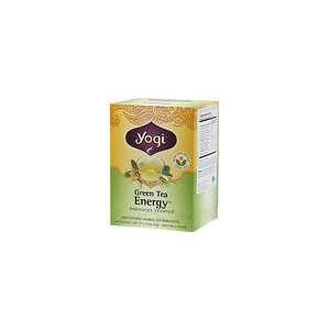 Yogi Green Tea Energy Blend Tea 1 Box 16 Tea Bags Per Box  