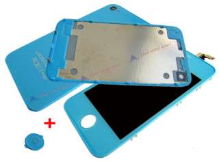 Front Touch Screen LCD Assembly+Back Cover+Button for Iphone 4G 6 