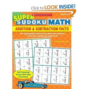 Super Sudoku Math Addition & Subtraction Facts 40+ Reproducible 