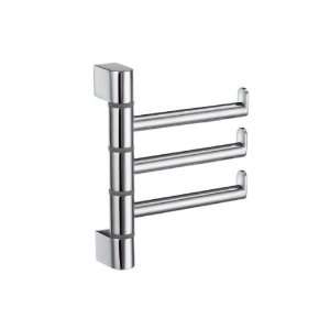   Swing Arm Towel Rail Trippel Stainless Steel Polished