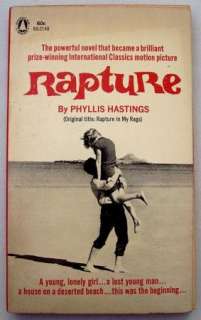 RAPTURE By Phyllis Hastings 1954 Popular Library PB  