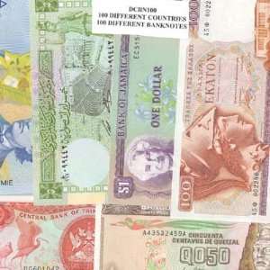  100 Different Banknotes From 100 Different Countries 