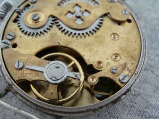Antiguo y gran Reloj Pulsera Swiss. Caja Original. Cuadrante Original 