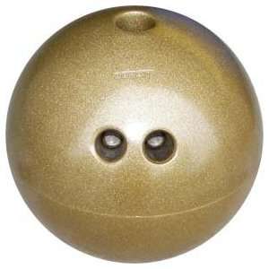  4 lb. Gold Plastic Bowling Ball