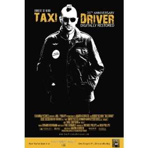 TAXI DRIVER 35TH ANNIVERSARY Movie Poster   Flyer   11 x 