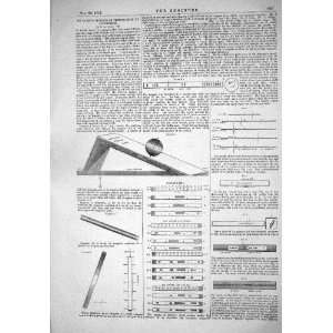  1867 SAXBY TESTING IRON MAGNETISM DIAGRAMS EQUATORIAL 