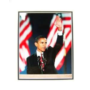  Barack Obama 11 by 14 Inch Matted Photo