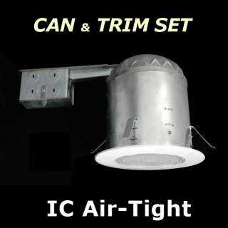 6x6 IC Air Tight Recessed Light + Trim set IN700R 6F  