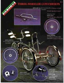 Bicycle Bike to Tricycle Trike Conversion Kit Chrome  