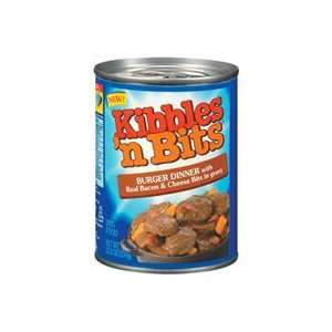  Kibbles N Bits Canned Dog Burger Dinner With Real Bacon 