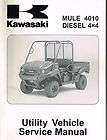 Kawasaki Service Manual for Mule 4010 Diesel 4x4 ATV year 2009