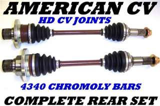   GRIZZLY 660 COMPLETE HEAVY DUTY REAR ATV CV JOINT AXLE SET  