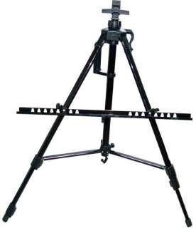 This adjustable triangular easel is made from aluminum tubes and is 