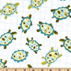  45 Wide Lily Pond Turtles Blue Fabric By The Yard Arts 