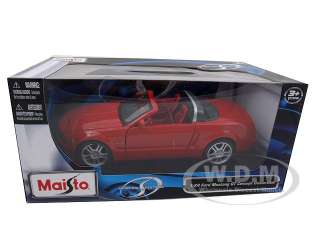   car model of Ford Mustang GT Concept Convertible Red die cast car by