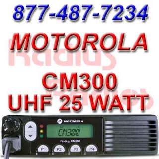 MOTOROLA RADIUS CM300 UHF 25W 32CH MOBILE TWO WAY RADIO  