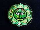 GREEN NATURAL MUSHROOM HIPPIE PUNK TREE IRON ON PATCHES