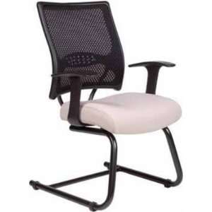  Guest Side Reception Sled Base Mesh Chair