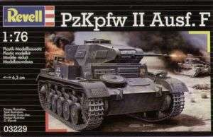 RVG3229 PzKpfw II Ausf F WWII Tank 1 76 Revell Germany  
