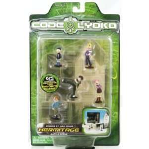  Code Lyoko PVC Mini Figure Set Hermitage Toys & Games