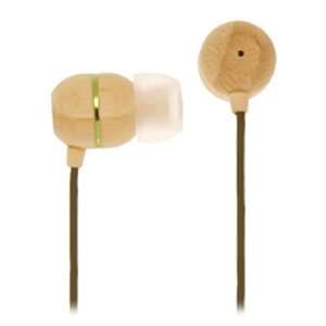  Kono Audio Ecobud Headphones Earbuds 3.5mm BAMBOO GREEN 