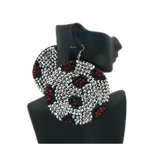 Basketball Wives PAParazzi Paved Round Earrings IER2029C SILVER/MULTI