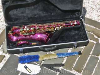 STERLING Pink and Gold TENOR SAX   NEW Pro Bb Saxophone  