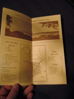 RARE 1920 Travel Booklet Rockport Cape Ann MA w Map  