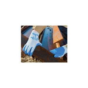 Blue Atlas Fit 300 Natural Rubber Palm Coated Work Gloves With Gray 
