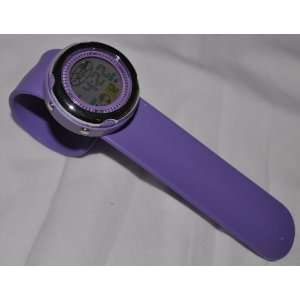  Purple Digital Slap Watch   Kids with Time, Date, Day 