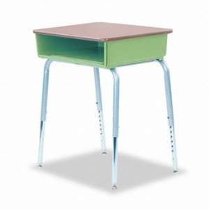 Open Front Student Desks with Colored Bookboxes DESK,18X 24 STUDENT 