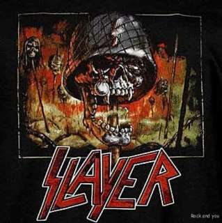 SLAYER Impaled Skull thrash metal rock T Shirt S NWT  
