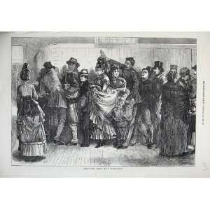  1872 Holidays Booking Excursion Train Families Fine Art 